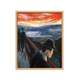 YIVIVEN Real Solid Wood Canvas Floater Frame, 0.9" Depth Canvas Floating Frame, Floater Frame For Canvas Paintings (Light Brown, 12"x12")