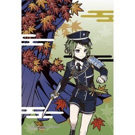 70 Piece Jigsaw Puzzle Touken Ranbu -ONLINE- Mori Rattan Shiro (Blue in Autumn Leaves) [Prism Art Petite] (4.7 x 5.8 inches (10 x 14.7 cm)
