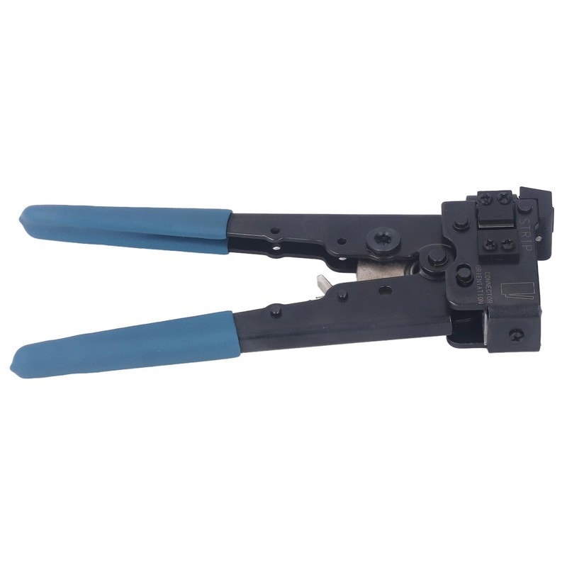 Network Crimper Carbon Steel Head Anti Slip Rubber Handle 8P