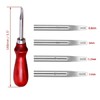 Leather Edge Beveler Skiving Tool Leather Craft Keen Edge Skiver