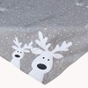 texpot Table Runner 40 x 140 cm Light Grey White