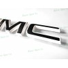 Auto GMC 2PCS Set Front Rear White Black GMC Emblem
