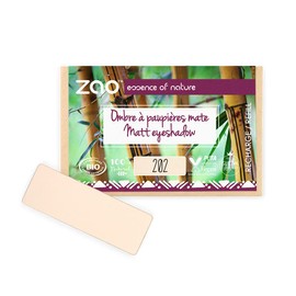 Zao Refill pack eye shadow rectangle 202 brown beige woman