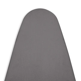 Encasa Homes Ersatzbügeltischbezug mit extra dickem 4-mm-Filzpolster - Grau - einfarbig Baumwolle, elastisch, (Passt zu Mittel Standardbrettern von 114 x 35 cm) Wärmereflektierend