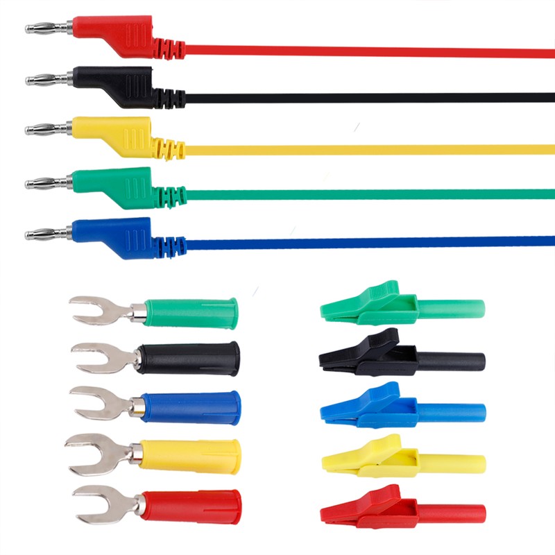 4mm Banana to Banana Plug Test Lead Kit for Multimeter