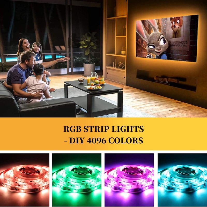 BASON LIGHTING LED Lights for TV, 13.09ft TV LED Backlight