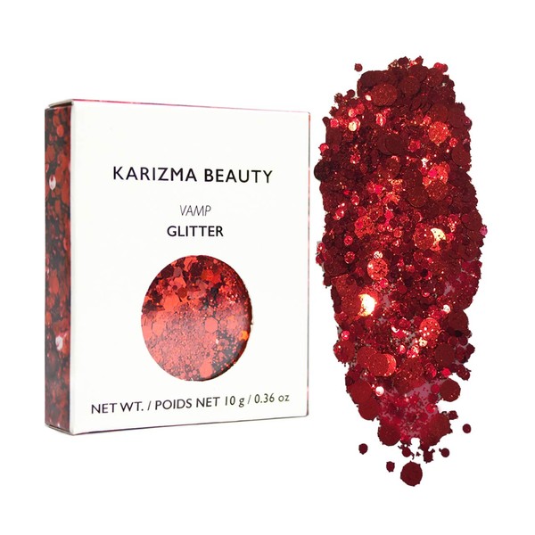 Vamp Chunky Glitter ✮ KARIZMA BEAUTY ✮ Festival Glitter Cosmetic Face Body Hair Nails