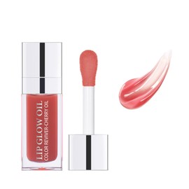 VIDIND Moisturising Lip Oil, Long-Lasting Plumping Lip Gloss, Anti-Crack Lip Oil, Lip Care Lip Oil, Sexy, Plumping Lip Gloss (#12 Rosewood)
