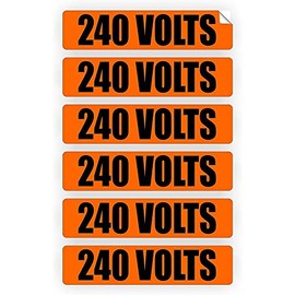 240 Volts Voltage & Conduit Markers | Stickers | Decals | Labels Electrical 6x