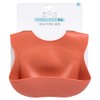 Three Little Tots Modern Silicone Baby Bib – Adjustable Fit