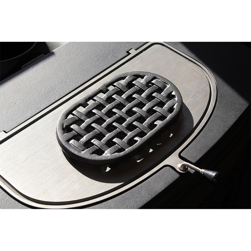 Oval Cast Iron Lattice Trivet