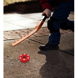A&R Sports Inline Street Hockey Puck, Red