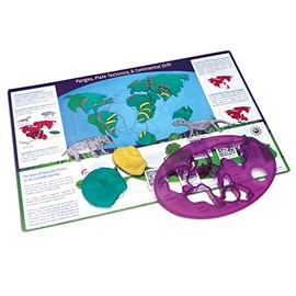 Pangaea Placemat, Jurassic Period Through Present Day