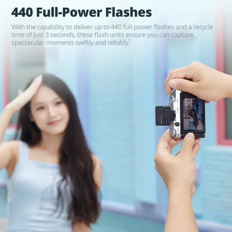 Godox iM22 Camera Flash, Mini Flash Speedlite, GN15 with 7