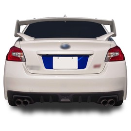 Trunk License Plate Accent Vinyl Decal Overlay Wrap Trim Compatible with Subaru WRX STi 2015 2016 2017 2018 2019 2020 - High Gloss Blue