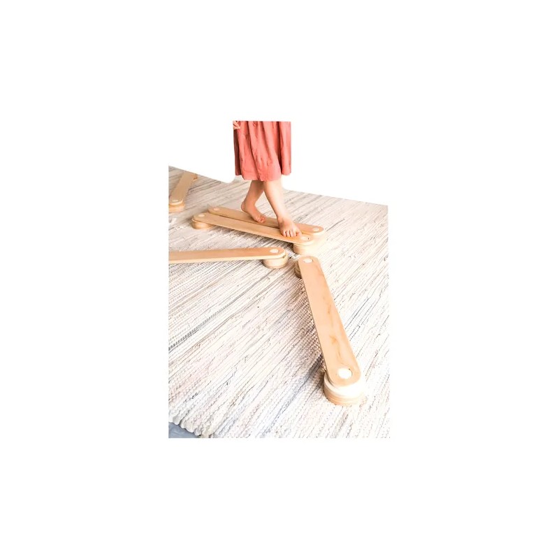 Barras De Equilibrio Montessori Niños Bebe Vigas 3 Pz 60