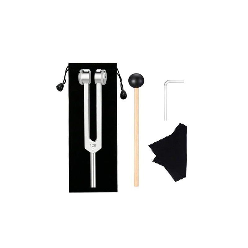 128 Hz Weighted Tuning Fork Medical-Grade Tuning Forks for Healing-Professional