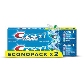 Crest Pasta Dental con Flúor Complete 4en1, 2 Unidades (90ml)