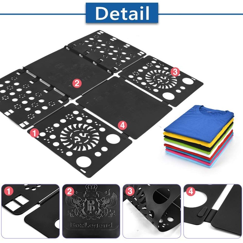 BoxLegend T shirt Clothes Folder T-shirt Folding Board Flip Fold