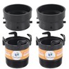 TonGass (2 x Combo Pack, Black) RV Sewer Pipe Adapter,