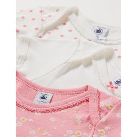 Petit Bateau Baby Boys Bodysuits Pack of 3, multicoloured