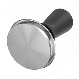 FavoMoshu Espresso Hand Tamper,Coffee Hand Press With Double Springs Loaded,304 Stainless Steel,Great Coffee Accessories Tools for Home and Commercial Coffee Shop (Black, 53mm)