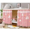 Qubanda 1 Panel Bottom Bunk Bed Curtains Cloth Breathable Bed