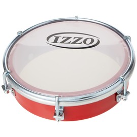 Izzo 6555 6-Inch ABS Tamborim - Red
