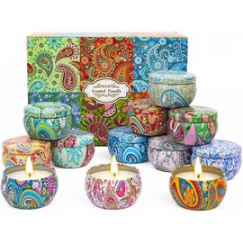 Alikiai Scented Candles Gifts for Women, Candles for Home, 12 Pack Soy Wax Candles Sets, Birthday Gifts for Women Mom Best Friends Sister Colleague