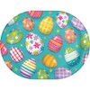 Trendware Happy Eggster Oval Platters, 24 Count