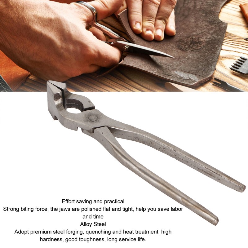 Leather Press Pliers Alloy Steel DIY Leather Craft Flatten Pliers