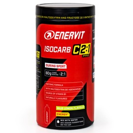 Enervit IsoCarb C2:1 Pro Isotonic Drink Powder, Mild Lemon