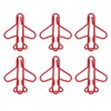 100Pcs Plane Shaped Paper Clips Cute Anti Slip Multipurpose for