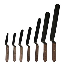 NEWBORN Teflon Offset Spatula Kit - 6-Piece Non-Stick Offset Spatulas for Seamless Joint Finishing | 3"-8" Sizes for Construction Use