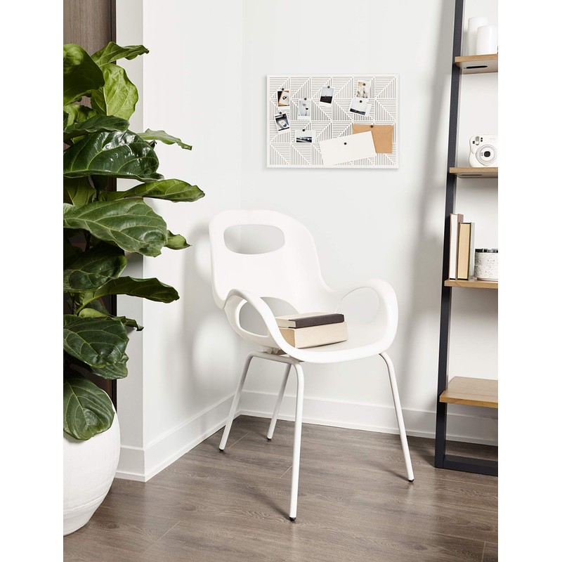 Umbra Trigon, Wall Mounted Bulletin Board, Magnetic Board, and Message