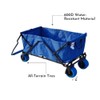 Impact Canopy Folding Collapsible Utility Wagon, Extra-Large Wagon with All-Terrain