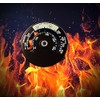 Fireplace Thermometer, Oven Thermometer, Magnetic Meter for Fireplace, Wood Stove,