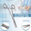 Precision Kelly Hemostat Forceps, Half Serrated, Premium Grade Stainless Steel