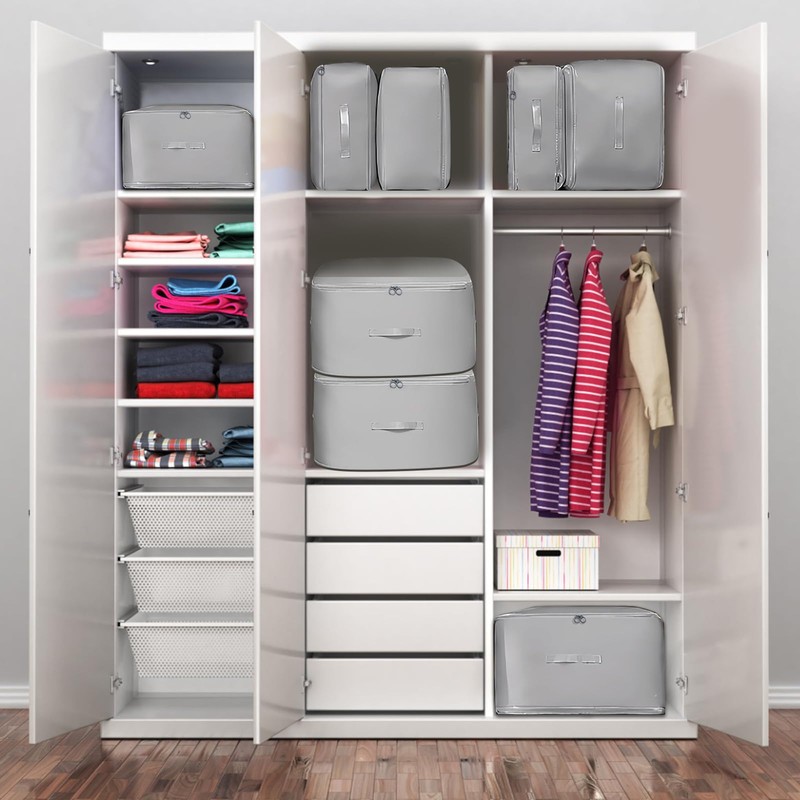 2Pcs Ultra Space Saving Self Compression Organizer, 2024 Upgrade Space