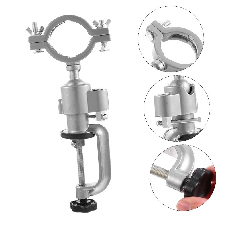SHINEOFI 1Pc Electric Drill Bracket Holder Rotating Vise Stand for