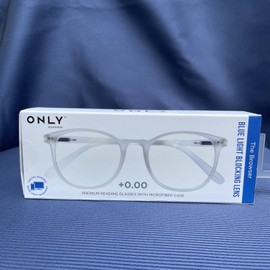 Only Eyewear NEW ONLY Blue Light Blocking Eyewear Glasses Lens +0.00 Premium Reading Genuine