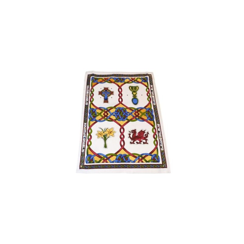 Royal Tara Irish Celtic Knot Tea Towels 100% Cotton Pack