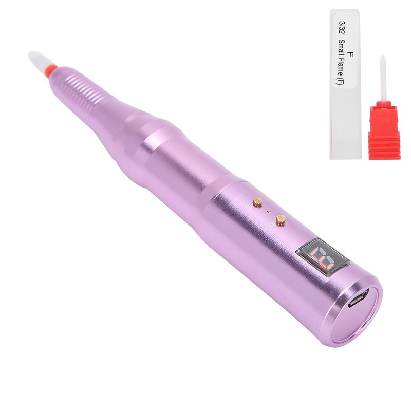Rechargeable Electric Nail Drill Pen Portable Nail Grinding Polishing Machine