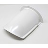 Boiler Flue Rain Cover Guard. White.