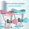 2Pcs Eye Wash Cup, Eye Wash Cleaner Kit Manual Air