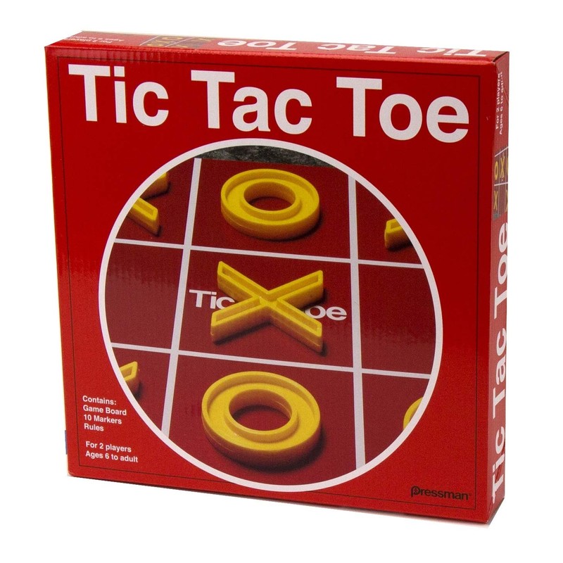 Pressman Tic Tac Toe - The Classic Game of X's