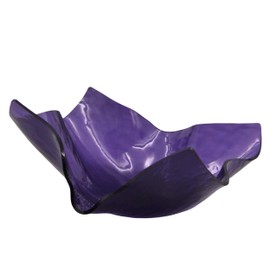 Lavender Purple Cathedral Rough Rolled Vases, Dishes, and Sets (Lavender Cathedral Dish)