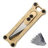 Mini Brass Rapid Utility knife, portable tool paper cutter, Hang