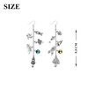 OKEYCH Alice Movie Inspired Gift Alice Movie Elements Earrings Wonderland