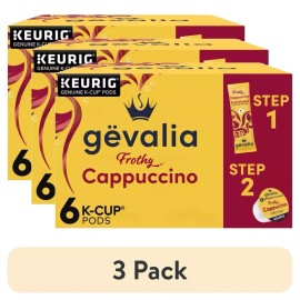 Gevalia (3 pack) Gevalia Frothy 2-Step Artificially Flavored Cappuccino Espresso K Cups